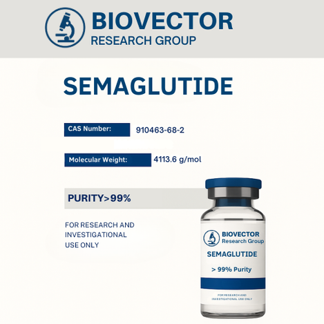 Semaglutide research peptide vial with product label Laboratory peptide inventory for research applications Peptide powder vial for in vitro research Labeled synthetic peptide vial for laboratory analysis Peptide research supply product with COA documentation HPLC-tested peptide material for laboratory research LC-MS analyzed peptide sample for research workflows Peptide purity documentation for research customers Sealed peptide vial for analytical laboratory use Biochemistry research peptide product vial Molecular research reagent for peptide studies Life science peptide reagent for research labs Peptide batch testing documentation for lab procurement Research peptide supplier catalog product image Laboratory peptide product packaging with label Synthetic peptide reference material for lab testing Peptide research compound stored in labeled vial Peptide reagent vial for controlled laboratory workflows Research peptide sample for analytical testing Peptide catalog image for laboratory procurement Lyophilized peptide material for research laboratories Peptide vial and certificate of analysis documentation Laboratory peptide reagent for biochemical research Peptide research material for assay development Analytical peptide standard for quality control testing Research peptide packaging for laboratory supply orders Peptide compound vial for non-clinical research Research-use peptide vial with product identification label Laboratory-grade peptide reagent for scientific research Peptide material prepared for analytical evaluation Research peptide product image for lab buyers Peptide vial used in controlled research environments Synthetic peptide material for laboratory procurement teams